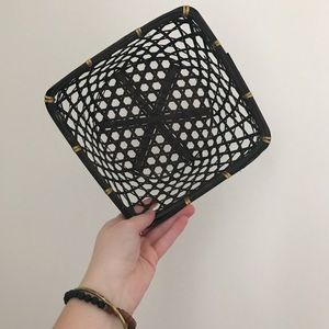 Dark Brown Square Basket